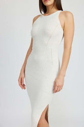 High Slit Tank Midi Dress - Bold & Chic Style, Dresses, $ 74.95, A Moment Of Now™